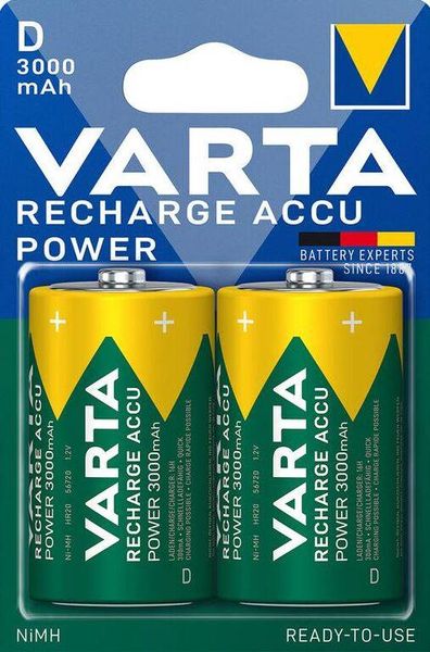Varta Power Accu D 2x R2U 3000mAh