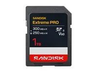 SanDisk Extreme PRO - Paměťová karta flash - 1 TB - Video Class V60 / UHS-II - SDXC UHS-II