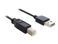 Kabel USB - USB (M) reverzní do USB typ B (M) - USB 2.0 - 50 cm - černá
