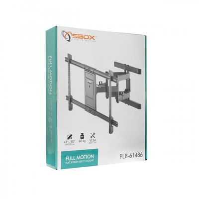 SBOX PLB-61486, TV Držák na stěnu 43"-90"