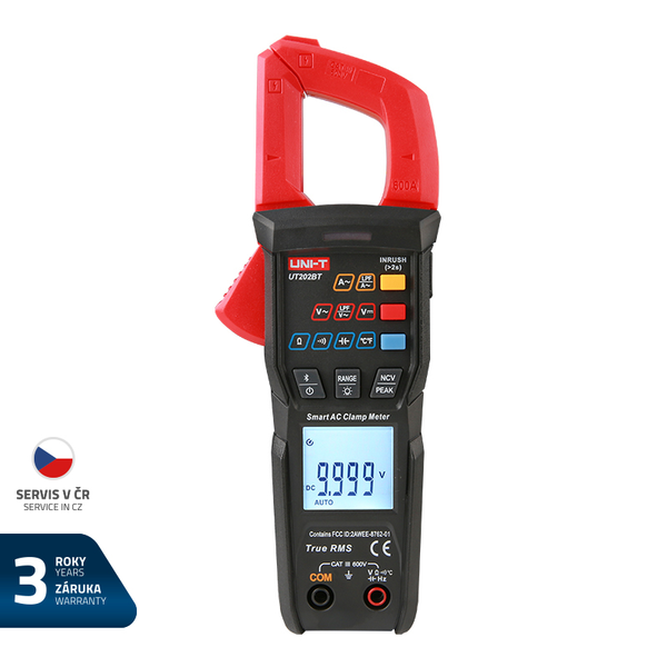 Multimetr UNI-T UT202BT klešťový