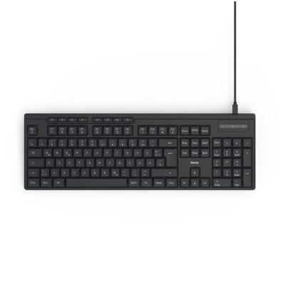 HAMA CK-200, Kabelová klávesnice, USB-C, SK/CZ