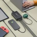 HAMA GaN, Rychlonabíječka, 4x USB-C PD/QC 240W