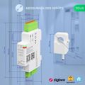 NOUS D4Z DIN, ZigBee Smart měřič spotřeby, 120A