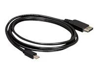 Kabel DisplayPort - Mini DisplayPort s piny (male) do DisplayPort s piny (male) - 2 m