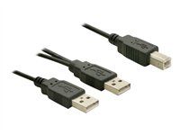 Kabel USB - USB typ B (M) do USB (M) - USB 2.0 - 1 m