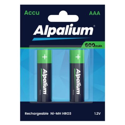 ALPALIUM Nabíjecí baterie Ni-MH HR03, AAA, 2ks