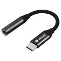 Adaptér YENKEE YTC 102 USB-C/JACK 3,5mm (pro poslech hudby)