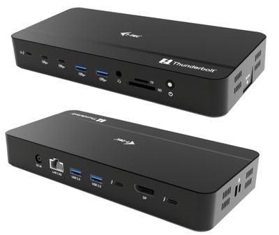 i-tec Thunderbolt 5 Triple Display Docking Station, M.2 slot, 6x USB, 2.5 GLAN, Power Delivery 140W