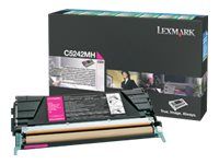 Vysoká výtěžnost - purpurová - originální - kazeta s barvivem - pro Lexmark C524, C524dn, C524dtn, C524n, C524tn, C532dn, C532n, C534dn, C534dtn, C534n
