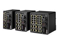 Cisco Industrial Ethernet 2000U Series - Prepínac - rízený - 8 x 10/100 + 2 x kombinace Gigabit SFP - lze montovat na konzolu DIN - repasováno