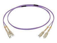 Purple - Patch kabel - SC několik režimů (M) do SC několik režimů (M) - 20 m - 20 m - optické vlákno - duplex - 50 / 125 mikron - OM4 - purpurová
