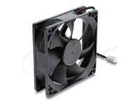 Delock - Ventilátor skríne - axiální - 92 mm - cerná