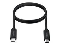 USB kabel - USB-C (M) do USB-C (M) - Thunderbolt 3 / USB 3.0 / USB 3.1 Gen 1 - 3 A - 2 m - černá