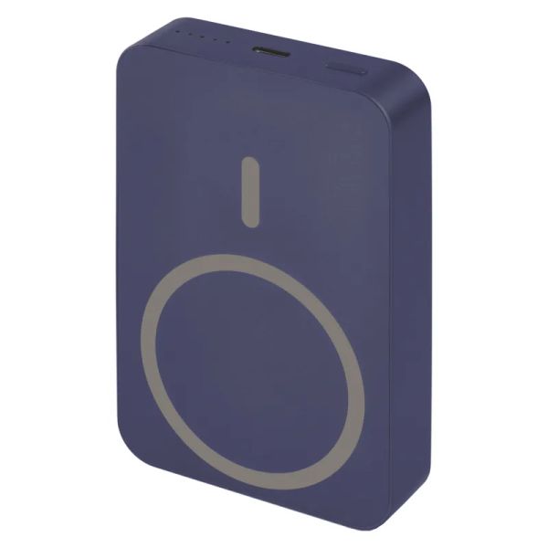 EMOS POWERBANKA WI 1046, bezdrátové nabíjení 20W, 10.000mAh, MODRÁ, 1xUSB-C