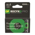 Baterie AA (R6) nabíjecí 1,2V/2000mAh GP Recyko Pro Professional 4ks