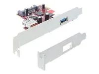PCI Express x1 Karte zu 1 x extern+1 x