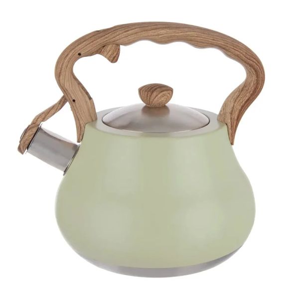 Konvice na čaj s píšťalkou ORION Greenish 3 l