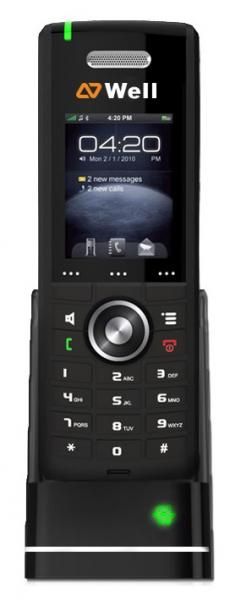 WELL RTX8630 IP DECT ručka pro RTX8660,2" bar.LCD,8 prog.tl.