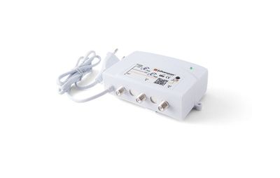 Anténní zesilovač domovní Johansson 7722L2 VHF-UHF, 2x výstup, filtr 5G LTE