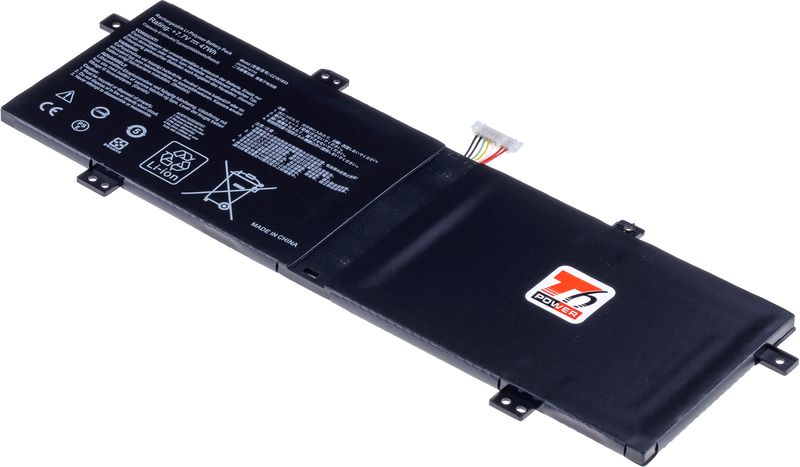 Baterie T6 Power pro Asus ZenBook 14 UX431, VivoBook S14 S431F, 6150mAh, 47Wh, 2cell, Li-pol