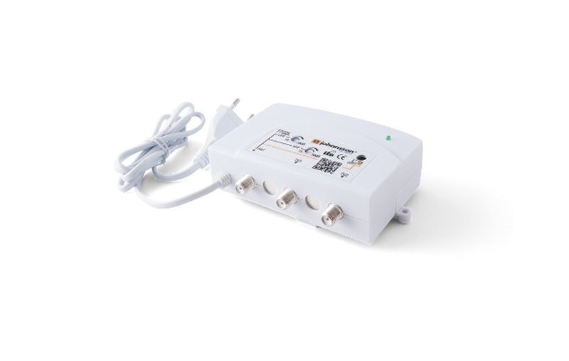 Anténní zesilovač domovní Johansson 7722L2 VHF-UHF, 2x výstup, filtr 5G LTE