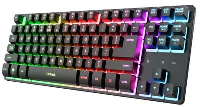 Trust GXT831 Thado TKL/Bezdrátové USB/US/Černá