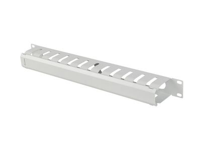 19" Cable managmement metal 1U type a grey lanberg