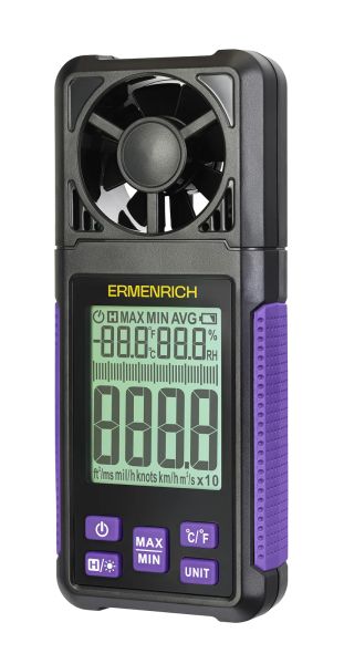 Digitální anemometr Ermenrich Seek DN10