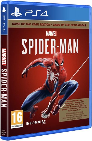 PS4 -Marvel´s Spider-man GOTY
