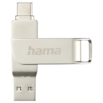 HAMA Rotate Pro, USB Klíč, 32GB, stříbrný