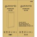 GUZZANTI GZ 256, Chladicí vitrína, bílá