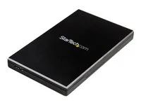 Startech USB 3.1 (10 Gbps) Gen 2 External Hard Drive Enclosure for 2.5" SATA Drives - Portable Hard Drive Enclosure (S251BMU313) - Kryt úložište - 2.5" - SATA 6Gb/s - USB 3.1 (Gen 2) - cerná - pro P/N: BNDTBUSB3142, PEXUS313AC2V, PEXUSB311A1E, PEXUSB311AC2, PEXUSB312A2, PEXUSB314A2V2