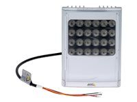 Bílý LED reflektor - montáž na strop, montáž na sloupek, montáž na stěnu - 12 - 24 V - interiér, venkovní použití - 42 watt - bílá, stříbrná - pro AXIS D3110, M5075-G, P1385-E, P1455-LE, P1455-LE-3, Q1656, Q1656-B, Q1715, V5938 50