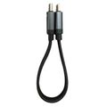 MEGATECH Kábel USB-C/USB-C, 240W, 0.2m, či