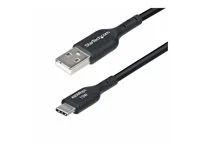 USB kabel - USB (M) do USB-C (M) - USB 2.0 - 3 A - 2 m - neobsahuje halogen, pasivní, nabíjení a synchronizace, USB Fast Charge (15W) - černá