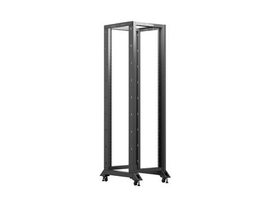 Lanberg otevřený rack 42U 600X800 černý V2