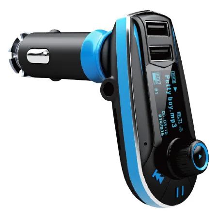 MKF-FM10 FM vysílač, USB nabíječka 5 V / 2.1 A, displej, Micro SD, AUX vstup