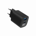 GEMBIRD Nabíječka, USB/USB-C, 30W, černá