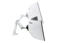 Upevňovací komponent (pivot) - těžký provoz - pro Displej LCD - bílá - velikost obrazovky: up to 49" - pro Ergotron HX Desk Monitor Arm, HX Wall Mount Monitor Arm
