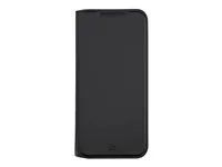 Pouzdro s klopou pro mobilní telefon - plast, syntetická kůže - černá - pro Samsung Galaxy A13