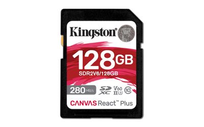 Kingston Canvas React Plus/SDXC/128GB/UHS-II U3 / Class 10