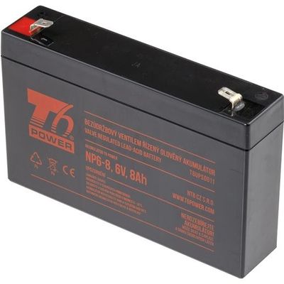 T6 POWER Akumulátor pro UPS, NP6-8, 6V, 8Ah