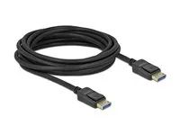 Kabel DisplayPort - DisplayPort (M) s jazýčkem do DisplayPort (M) s jazýčkem - DisplayPort 2.0 - 5 m - podpora 8K60Hz (7680 x 4320) - černá