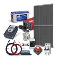 Solární ostrovní set TRINA 455Wp, olověná baterie 150Ah, střídač 230VAC 1000W