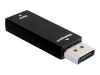 HDMI adaptér - DisplayPort s piny (male) do HDMI se zdířkami (female) - černá