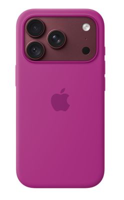 iPhone 18 Pre Silicone Case with MS – Magenta