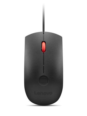 Lenovo Fingerprint Biometric USB Mouse Gen 3/Kancelářská/Optická/2 000 DPI/Drátové USB-A/Černá
