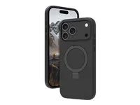 Ochranný kryt pro mobilní telefon - drsný povrch - stojan - kompatibilita s MagSafe - D3O, plast - černá - pro Apple iPhone 17 Pro Max, 18 Pro Max