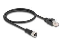 M12 Adapter Cable D-coded 4 pin female t